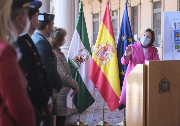 Sandra García en un acto esta semana. 