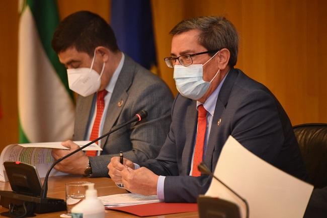José Entrena y Francisco Reyes durante las jornadas.