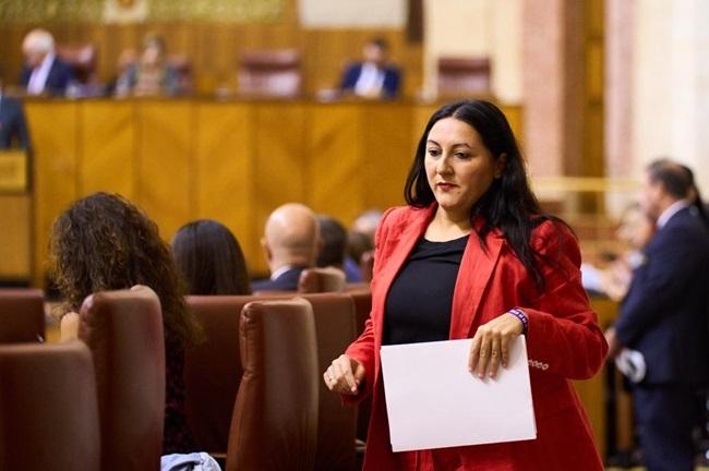 Alejandra Durán, en el Parlamento.