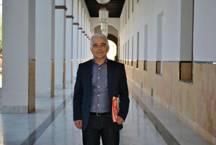 José Antonio Funes, en el Parlamento. José Antonio Funes, en el Parlamento.