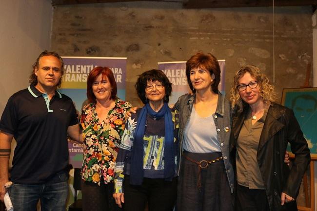 De izquierda a derecha, Saúl Meral, Teresa Gómez, Ángeles Mora, Elisa Cabrerizo y Gracia Morales. Elisa Cabrerizo en la presentación de las propuestas de Cultura.