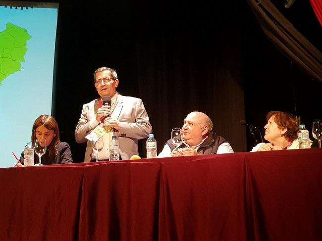 Entrena, durante su intervención.