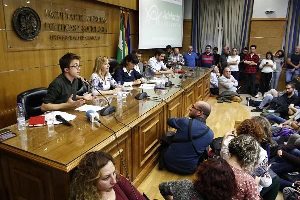 Errejón ha participado una mesa junto a Teresa Rodríguez, Antonio Maíllo, Alberto Garzón y Carmen Lizárraga.