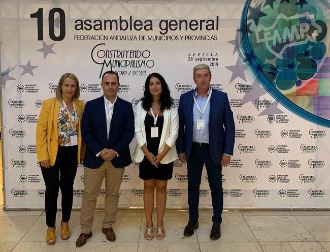 Representantes socialistas de Granada en la FAMP.