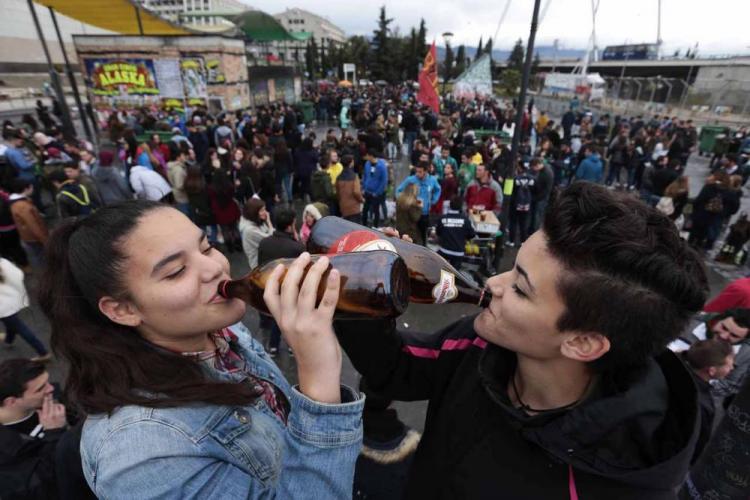 Celebración de la última fiesta de la primavera.