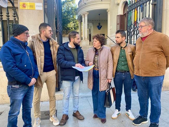 Representantes del PSOE de Láchar.