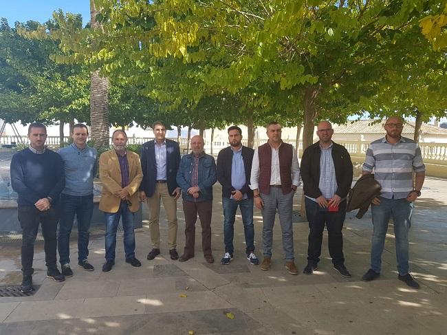 Alcaldes socialistas reunidos en Serón (Almería).