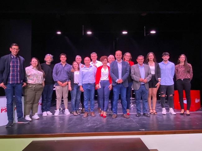 Acto de presentación de la candidatura de Villanueva Mesía.