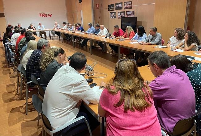 Reunión de la Ejecutiva Provincial del PSOE.