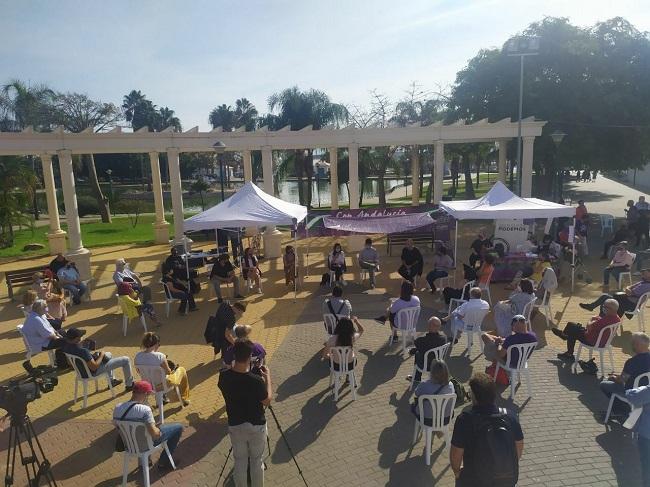 Imagen de un acto de Podemos Andalucía.