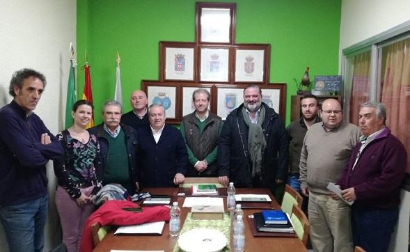 Reunión con miembros de la Federación de Caza. 