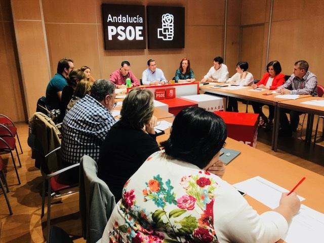 Reunión de la Comisión Ejecutiva Provincial del PSOE.