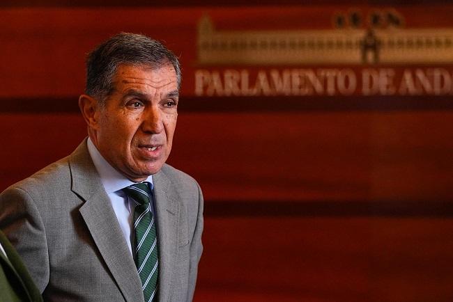 Lorenzo del Río, en una foto de archivo en el Parlamento.