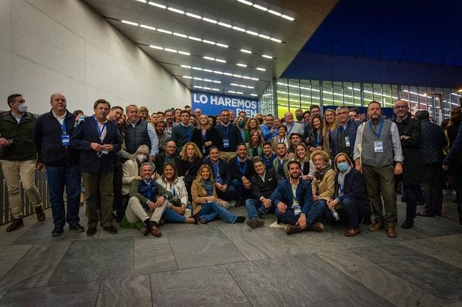 Delegación granadina en el Congreso del PP.