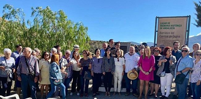 Las y los socialistas, este sábado en el Barranco del Carrizal.