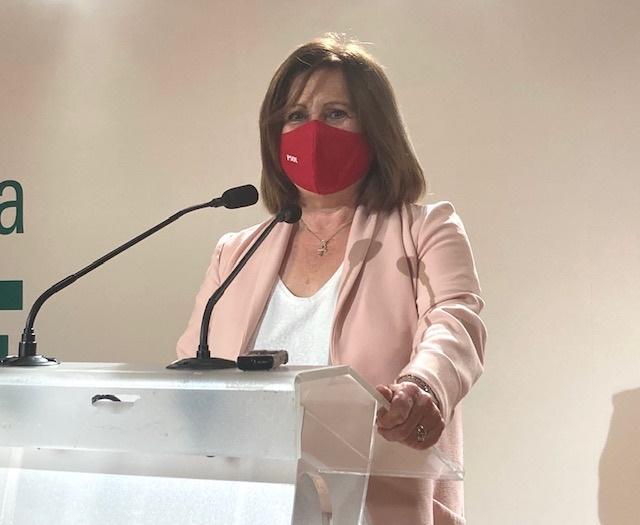 María José Sánchez, en rueda de prensa.