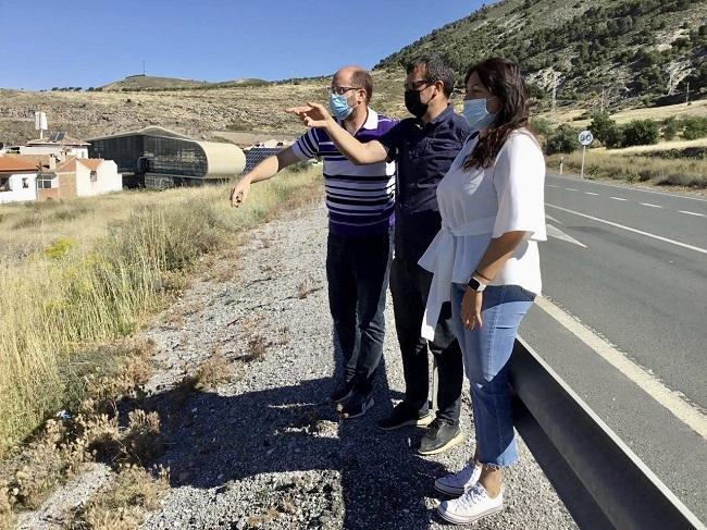 Honrubia, junto a Alejandra Durán y Emilio José Santiago. 