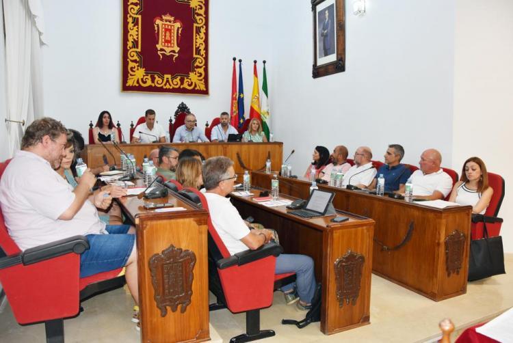 Imagen de archivo de un pleno de Baza.