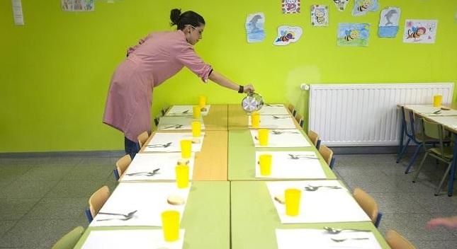 Imagen de un comedor escolar. 