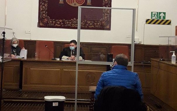 Un momento del juicio contra el exalcalde. 