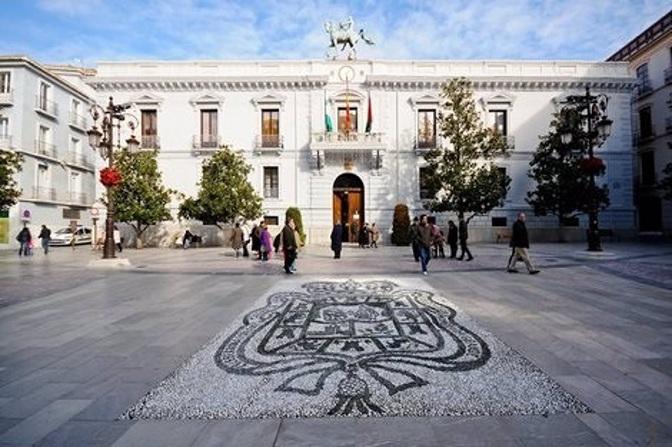 Imagen de archivo de la plaza del Carmen y el Ayuntamiento. 