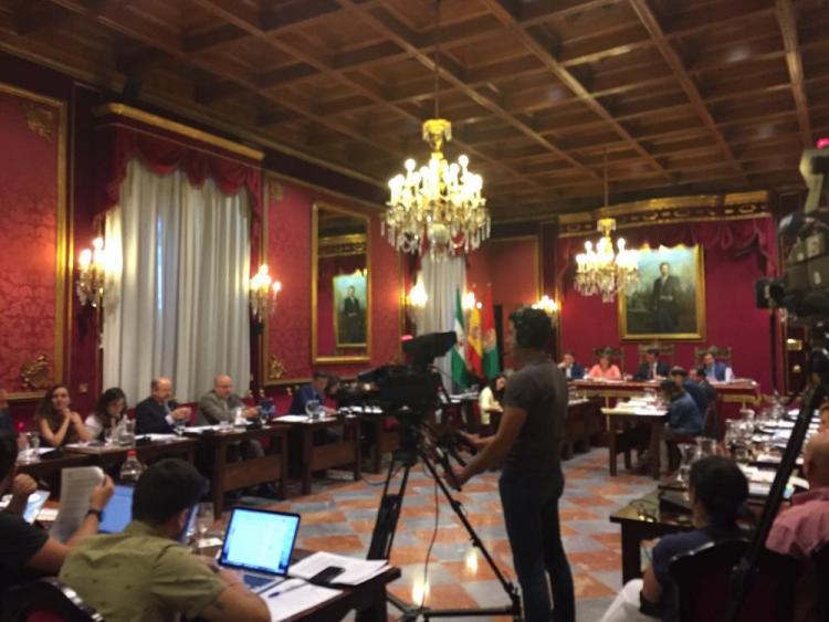 Salón de pleno, hoy. Salón de pleno, hoy.