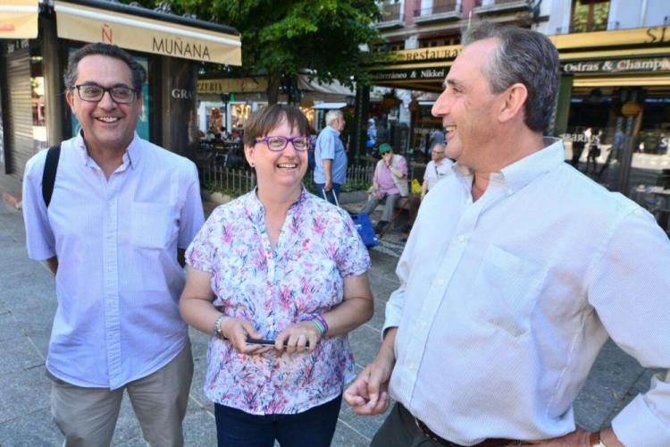 Candidatos de Unidos Podemos, este miércoles. Candidatos de Unidos Podemos, este miércoles.