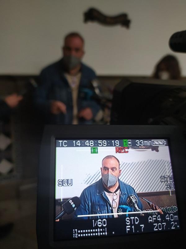 Francisco Puentedura, este viernes, atiende a los medios de comunicación. Francisco Puentedura, este viernes, atiende a los medios de comunicación.