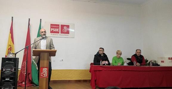 José Manuel Molino durante la asamblea.