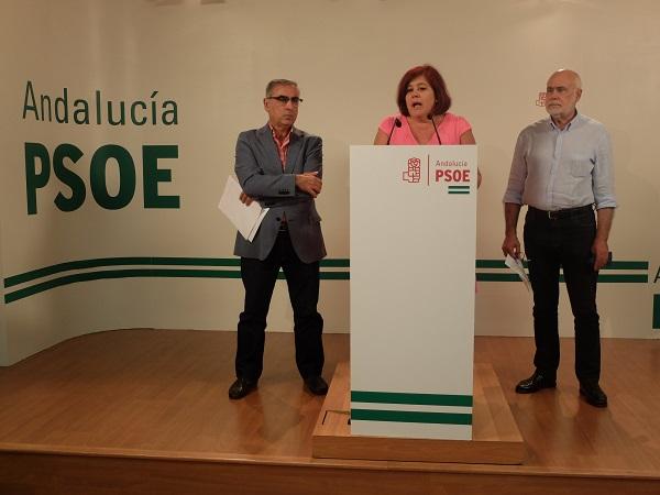 Elvira Ramón con José Martínez Olmos y Gregorio Cámara.