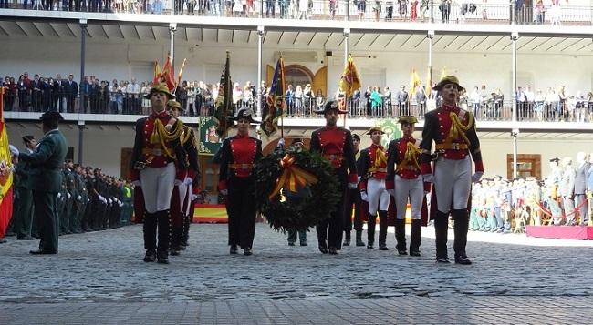 Homenaje a los guardias civiles caídos en acto de servicio en la festividad de su patrona.