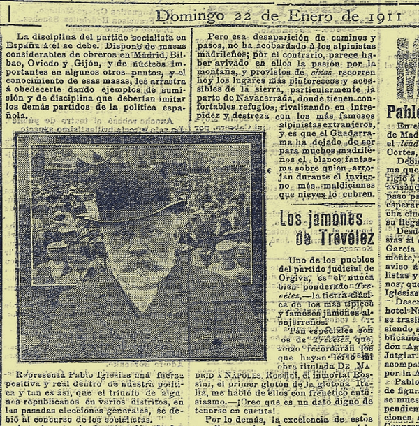 Recorte de prensa aparecido en El Defensor de Granada.
