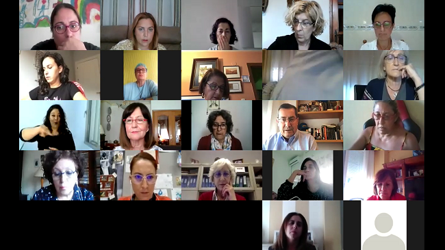 Imagen de la reunión. Imagen de la reunión.