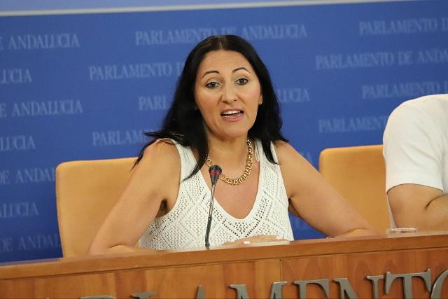 Alejandra Durán, en el Parlamento andaluz en imagen de archivo.
