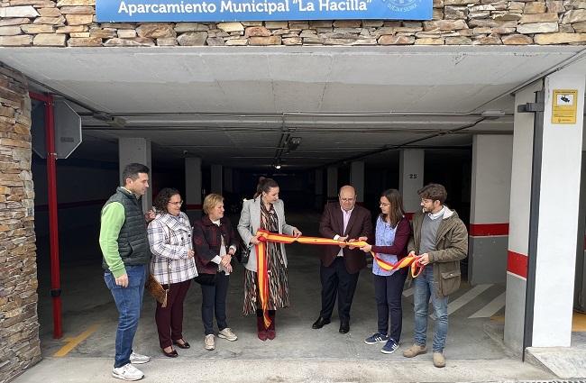 Imagen de archivo de la inauguración del aparcamiento.