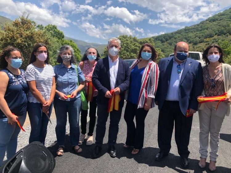 Inauguración del Camino del Coto tras la remodelación.