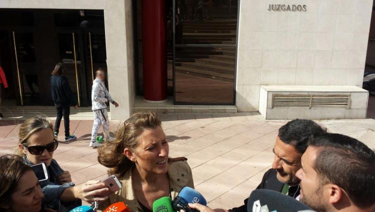 Isabel Nieto, en una declaración en los juzgados. Isabel Nieto, en una declaración en los juzgados.