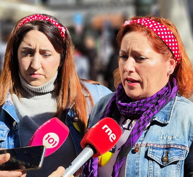 Ángela Rodríguez y Mari Carmen Pérez.