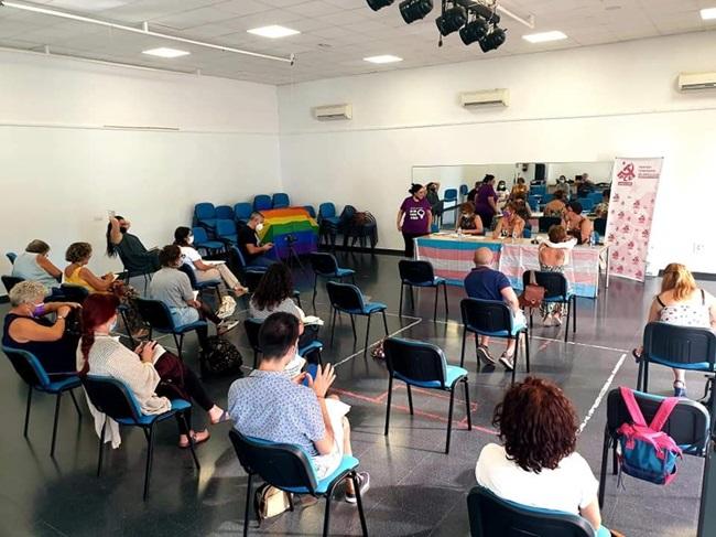 Jornada de formación LGTBIAQ+ en El Chaparral. Septiembre de 2021.
