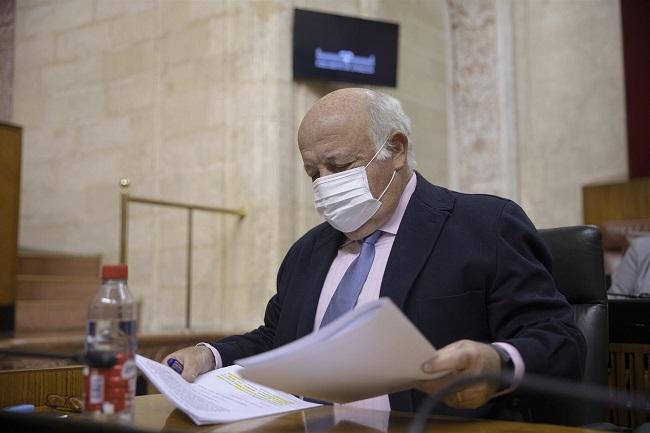 Jesús Aguirre en el Parlamento.