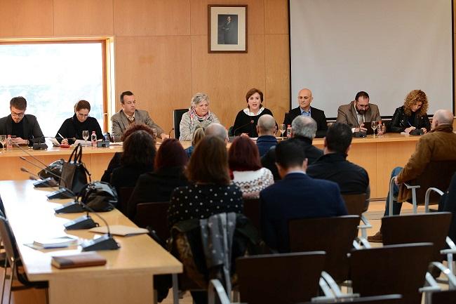 El equipo de delegados en su visita a la Alpujarra.