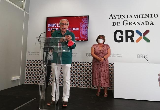 Joan Carles March cuando fue nombrado coordinador del grupo de coordinación impulsado por el Ayuntamiento de Granada para la lucha contra el Covid