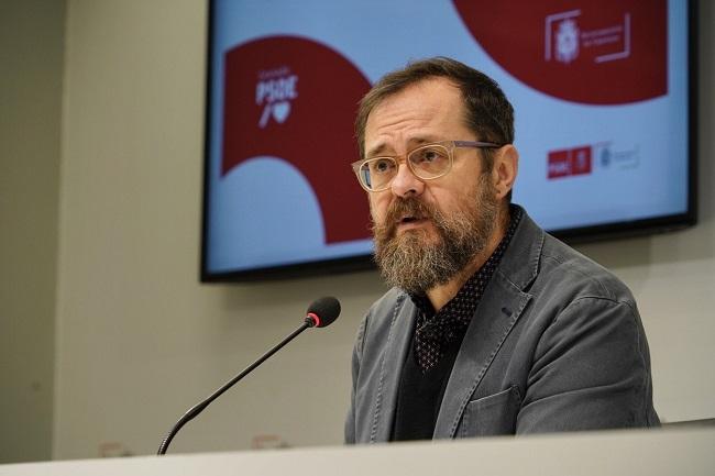 Juanjo Ibáñez en rueda de prensa.