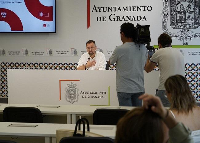 Juanjo Ibáñez en rueda de prensa.