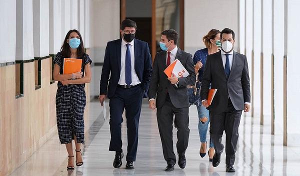 Juan Marín, en una imagen de archivo en el Parlamento.