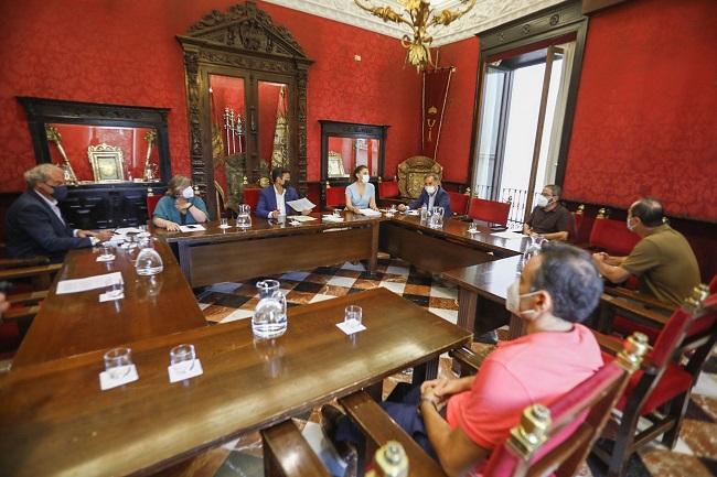 Reunión de la Junta de Gobierno Local presidida por el alcalde, Francisco Cuenca.