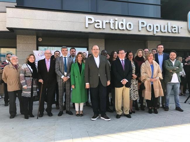 La candidatura del PP de Granada al Ayuntamiento.