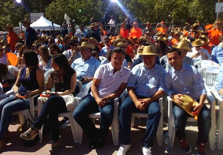 Luis Salvador en el acto de Ciudadanos en Madrid.