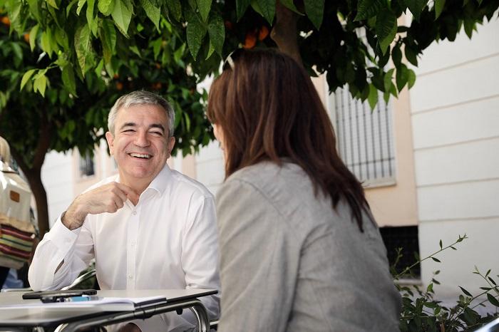 Luis Garicano, este jueves en Granada, durante la entrevista. 