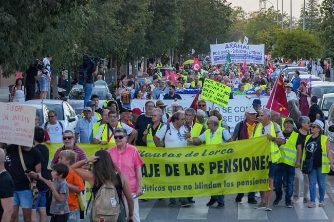 Manifestación de la Cumbre Social de Granada.